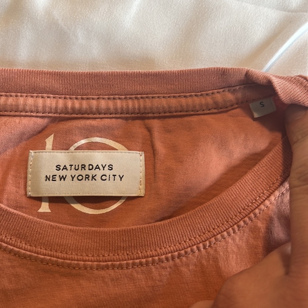 $60 Saturdays NYC Size S(XS) Short Sleeve Graphic Tee Shirt 10 Year Anniversary - Picture 2 of 4